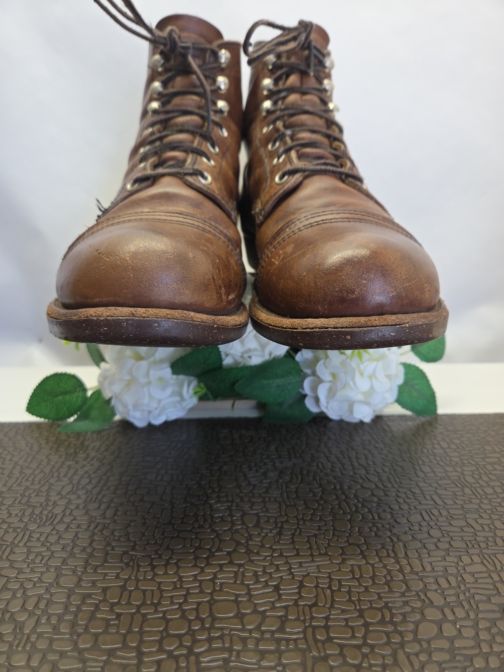 Red Wing 8111 Heritage Iron Ranger Men’s Brown Leather Boots - Picture 7 of 15